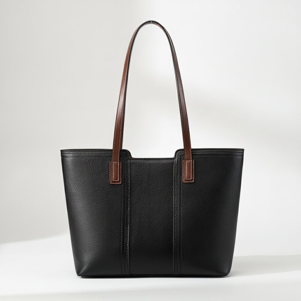 Sac Fourre-Tout Élégant en Cuir Véritable Zency