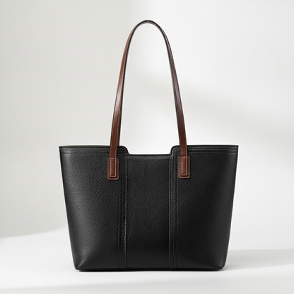 Sac Fourre-Tout Élégant en Cuir Véritable Zency