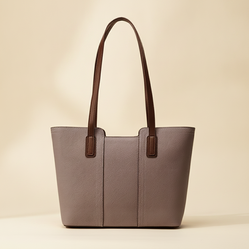 Sac Fourre-Tout Élégant en Cuir Véritable Zency