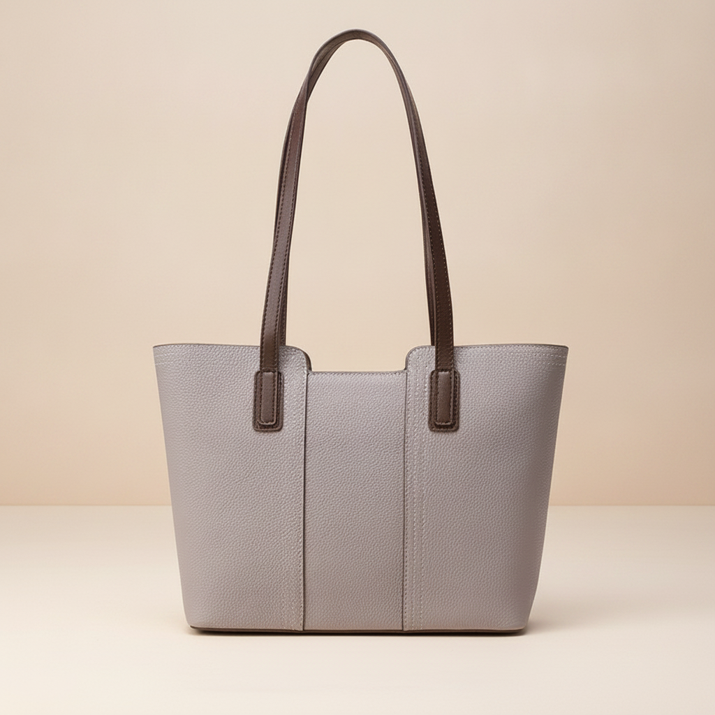 Sac Fourre-Tout Élégant en Cuir Véritable Zency