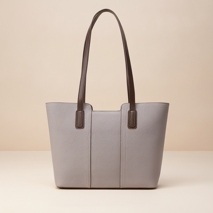 Sac Fourre-Tout Élégant en Cuir Véritable Zency