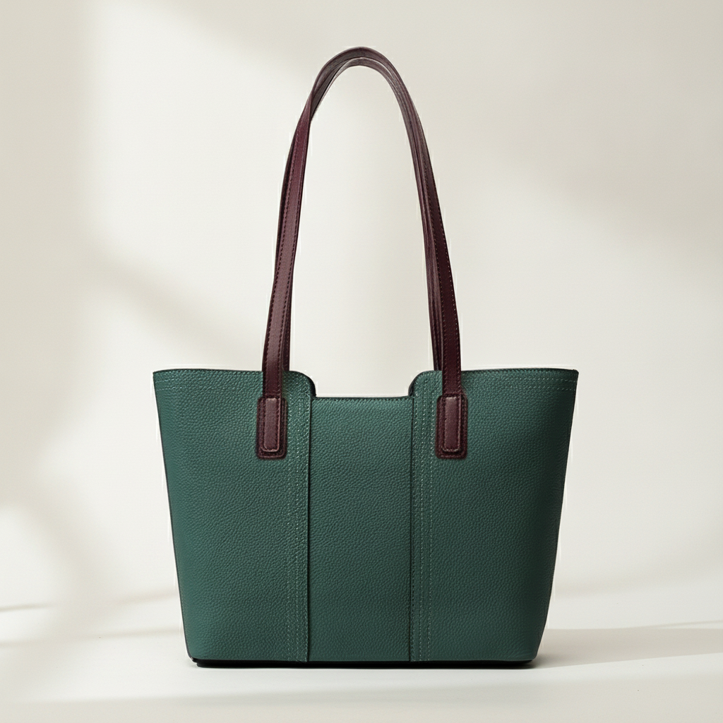 Sac Fourre-Tout Élégant en Cuir Véritable Zency
