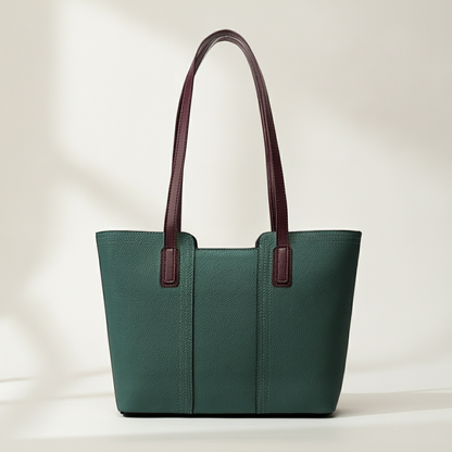 Sac Fourre-Tout Élégant en Cuir Véritable Zency