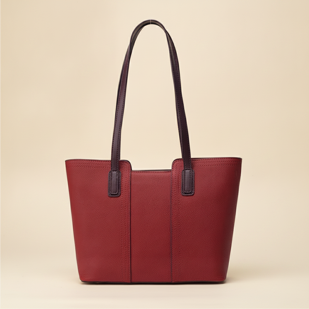 Sac Fourre-Tout Élégant en Cuir Véritable Zency