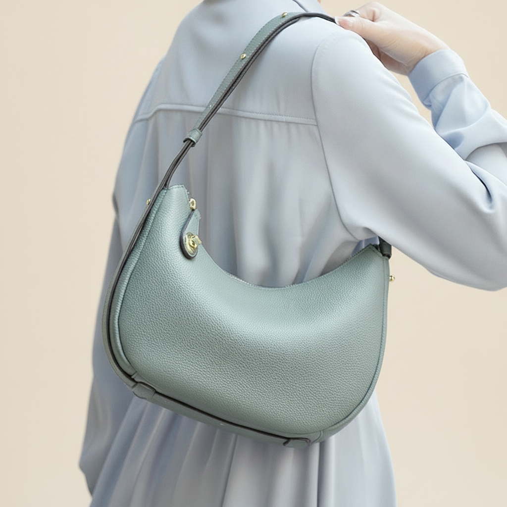 Sac Demi-Lune Cuir Véritable ZOOLER